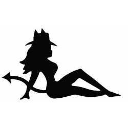 Cowgirl trucker devil 1