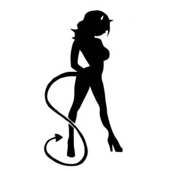 Devil standing