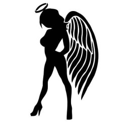 Angel standing