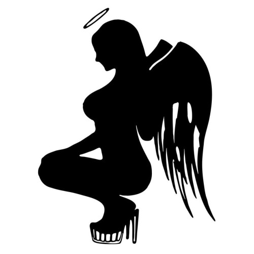 Angel squatting 2