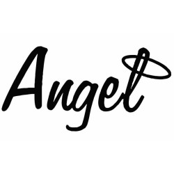 Word Angel with halo