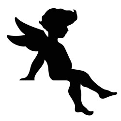 Cherub sitting