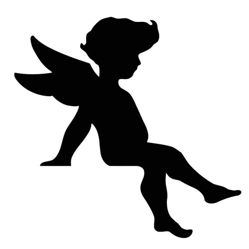 Cherub sitting