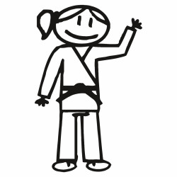Girl karate