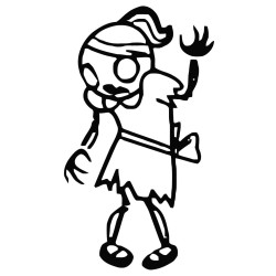 Girl zombie