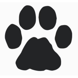 Dog paw print