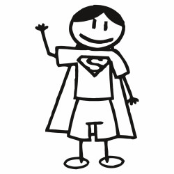 Boy superhero