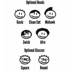 Boy optional heads