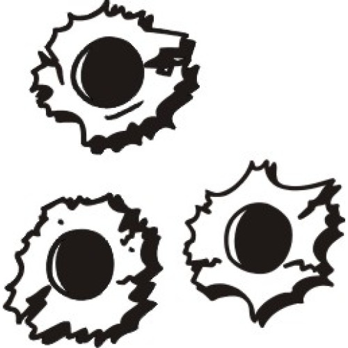 Bullet holes