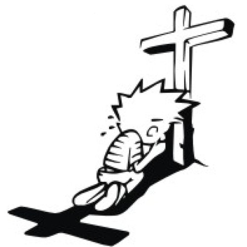 Boy praying
