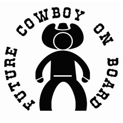 Future cowboy in board