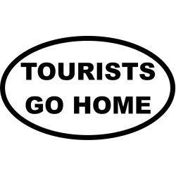 Tourists go home